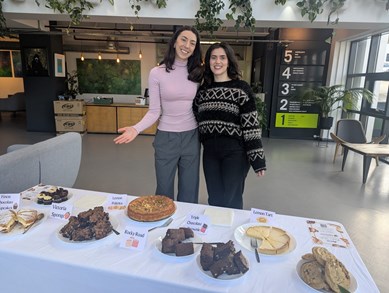 Axcis South West team bake sale for Family Fund
